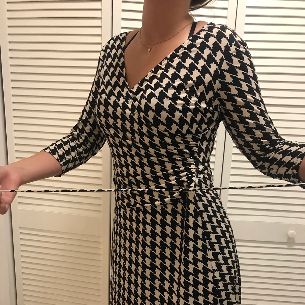Black and white dress